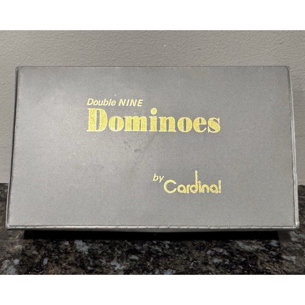 Vintage Double Nine Dominos Cardinal with Instructions